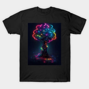 Cosmos Wishing Tree of Life and Dreams T-Shirt